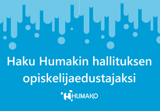 Haku Humakin hallituksen opiskelijaedustajaksi